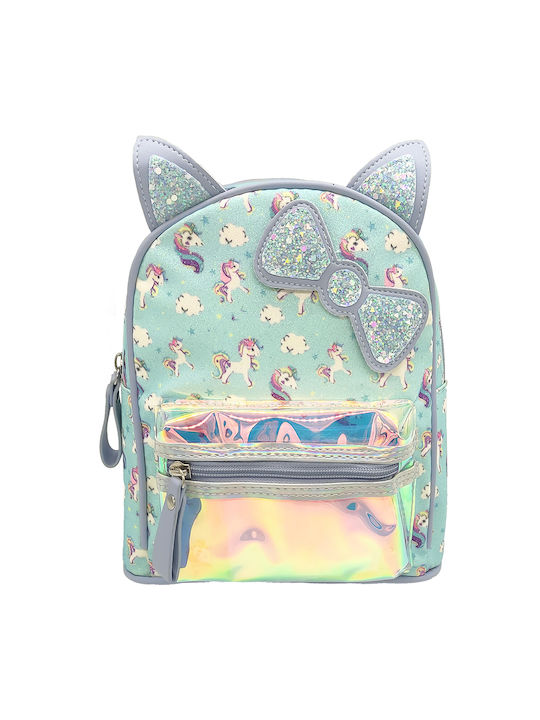 Gift-Me Mini Unicorns Kids Bag Backpack Blue 22cmx21cmx10cmcm