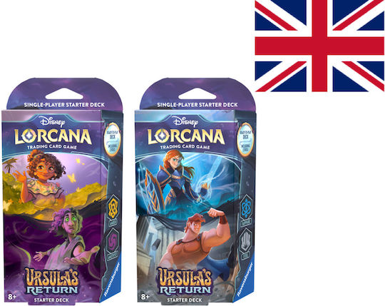 Disney Lorcana Trading Cards 8 Starters Box Chapter 4 Uk