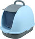 Pet Interest Cat Toilet Closed Light Blue L56 x W39 x H42cm