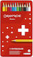 Caran D'ache Set de creioane colorate cu 12 culori