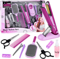 Jokomisiada Set Hair Salon & Hair Straightener Brush Игра за фризьорство
