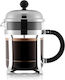 Bodum Chambord Manual Filter Coffee Maker Stainless Steel Silver 500ml