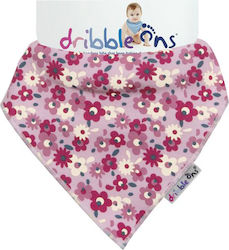 Dribble Ons Bavetă din 100% Bumbac Floral Ditsy