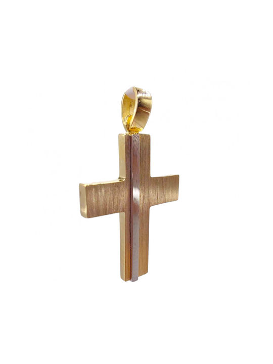 Velegrakis Men's Gold Cross 14K