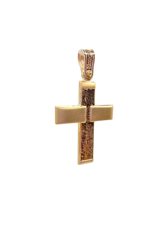 Velegrakis Men's Gold Cross 14K