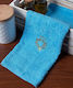 Silk Fashion Ξενοδοχειακή Πετσέτα Προσώπου 100x50 εκ. Μπλε