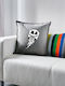 Fortnite Marshmello Sofa Pillow Gray 100% Cotton Filling Included 50x50cm