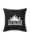 Fortnite Μαξιλάρι Καναπέ Μαύρο 100% Βαμβάκι Περιέχεται Γέμισμα 50x50cm