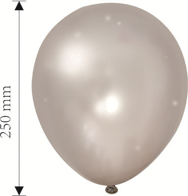 Set 50 Ballons Latex Silber