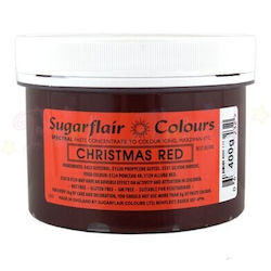 Rotes Weihnachtskonzentrat Essbar 400g Sugarflair