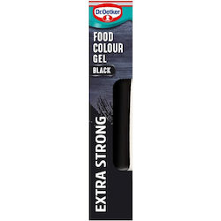 Dr Oetker Extra Strong Food Colour Gel Black 15ml