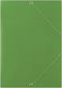Donau Folder with Rubber Band and Ears for Paper A4 Green