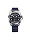 Victorinox Watch with Blue Rubber Strap