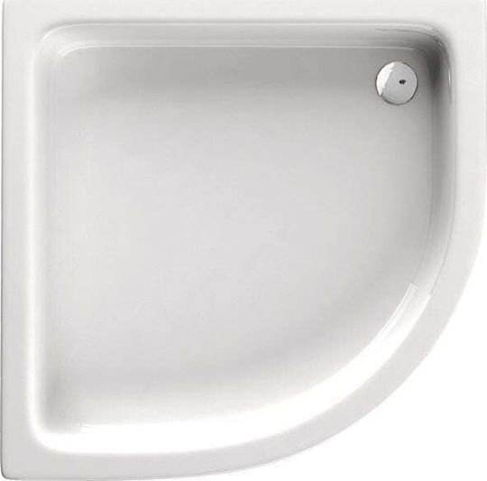 Deante Semicircular Acrylic Shower White 80x80cm