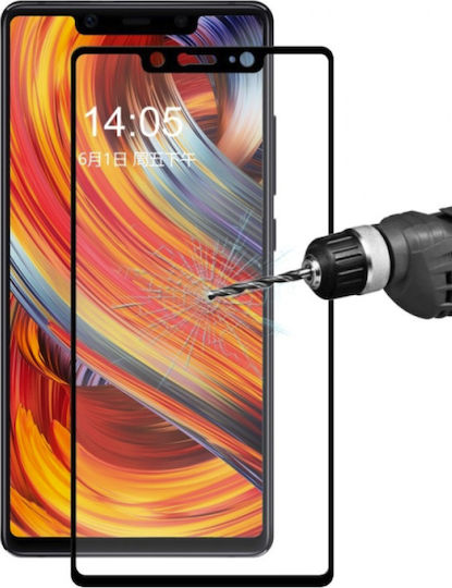 Vollflächig gehärtetes Glas Schwarz (Mi 8)