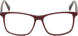 Guess Acetate Blue Light Blocking Glasses Burgundy