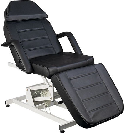 Elegant Furniture Scaun Pentru Cosmetică Negru Cu Cuptor Și Grătar Salamander Comercial Și Mecanism De Ridicare Electrică