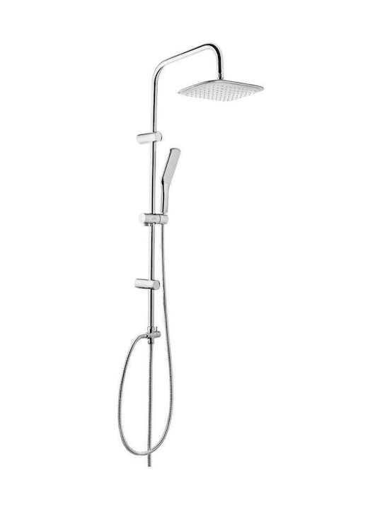 Invena Shower Column without Mixer 25cm Gray