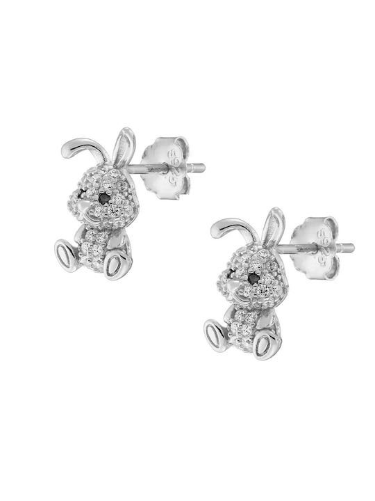 Oxzen Kids Earrings Studs made of Silver