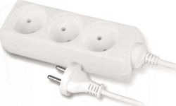 Volteo Power Strip 3 Sockets with Cable 5m