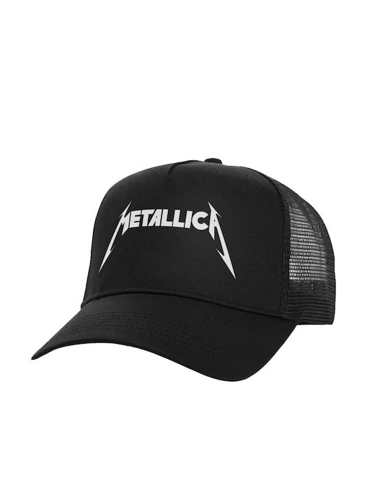 Koupakoupa Metallica Logo Jockey cu plasă Negru