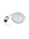 Uncle George Round Glass Recessed Spot with Integrated LED and Cool White Light White 11.5x11.5cm. 1pcs
