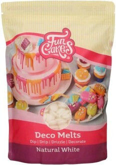 White Chocolate Imitation Funcakes Deco Melts Without E171 250g