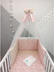 Baby Star Σετ Κούνιας Ροζ 10τμχ