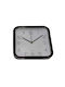 Wall Clock Plastic Black Ø30cm