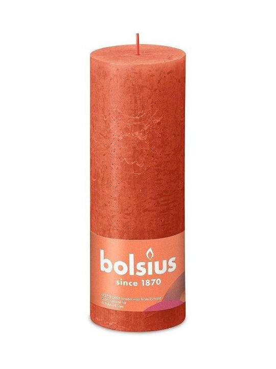 Bolsius Decorative Candle Orange 1pcs