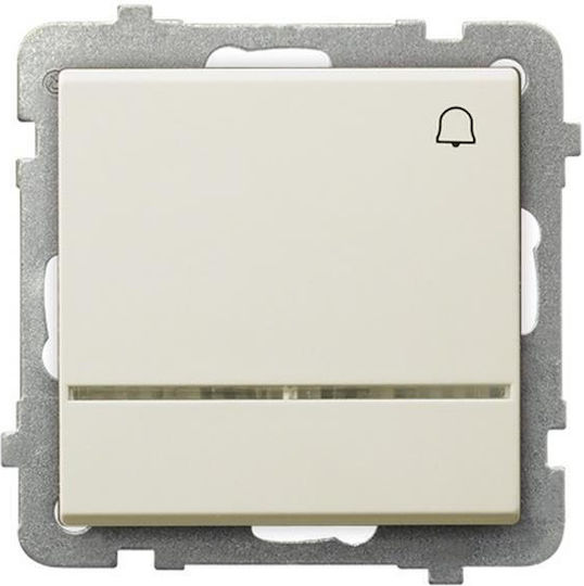 Ospel Wall Push Bell Button ŁP-6RS m 27