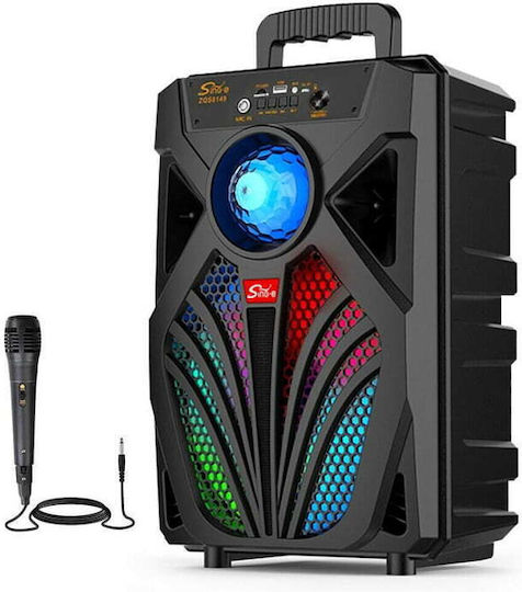 Karaoke Lautsprecher mit Kabelgebundenem Mikrofon SING-E ZQS8149 Schwarzes