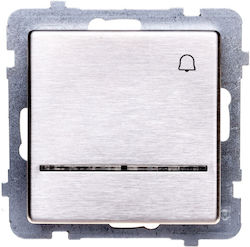 Ospel Knopf Glocke in Silber Farbe ŁP-6RMS/M/37