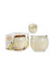 Plastona Scented Candle Jar with Scent Vanilla 1pcs