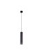 TK Lighting Pendant Light Black with Socket GU10 5.5x130cm