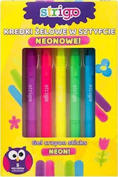 Strigo Neon 5 Colour Gel Pencils