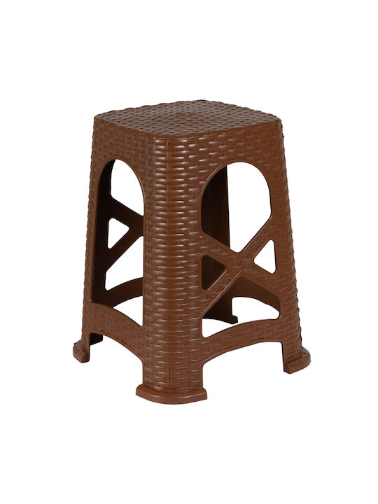 Stool Outdoor Brown 35.5x35.5x45cm