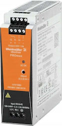 Weidmuller Τροφοδοτικό Ράγας με Έξοδο 24V και Ισχύ 120W 5A