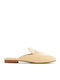 Mules mit Absatz in Beige Farbe