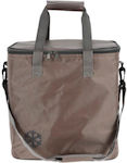 Insulated Cooler Bag Brown 18l H31x29x21cm