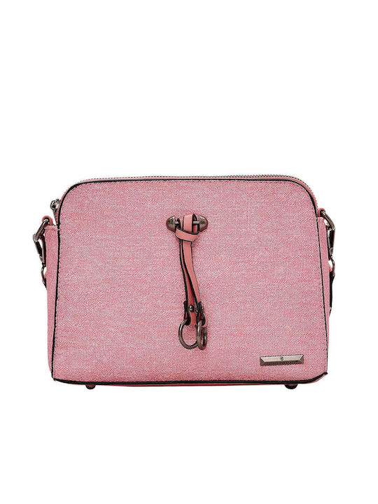 Bag to Bag Γυναικεία Τσάντα Χιαστί Ροζ