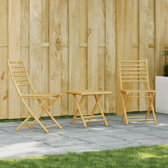 Garten- und Outdoor-Möbelsets für kleinen Raum 3 Stück Braun mit Kissen