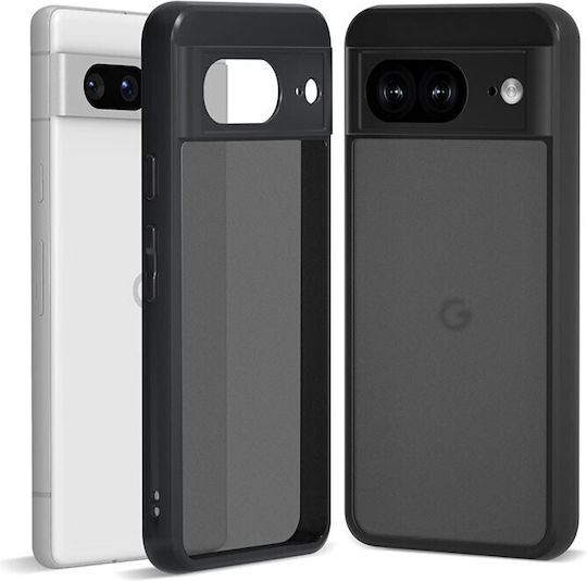 Color Frame Back Cover Σιλικόνης Μαύρο (Google Pixel 8a)