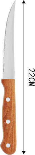 Tpster Messer Fleisch aus rostfreiem Stahl 22cm