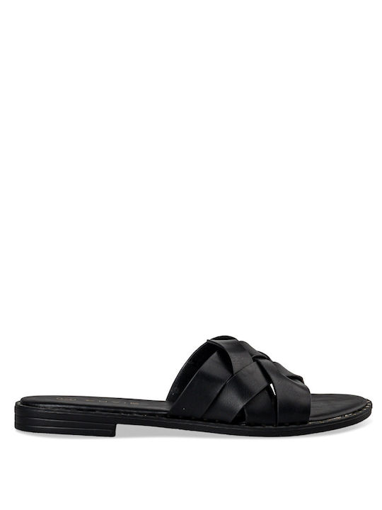 Envie Shoes Women's Flat Sandals in Black Color