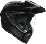 AGV Mono Gloss Carbon Cască de motocicletă Față întreagă ECE 22.06 1360gr cu Pinlock