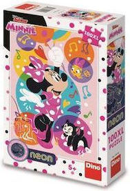 Dino Παζλ Minnie Νeon 100xl Τεμ Παζλ Dino 39418