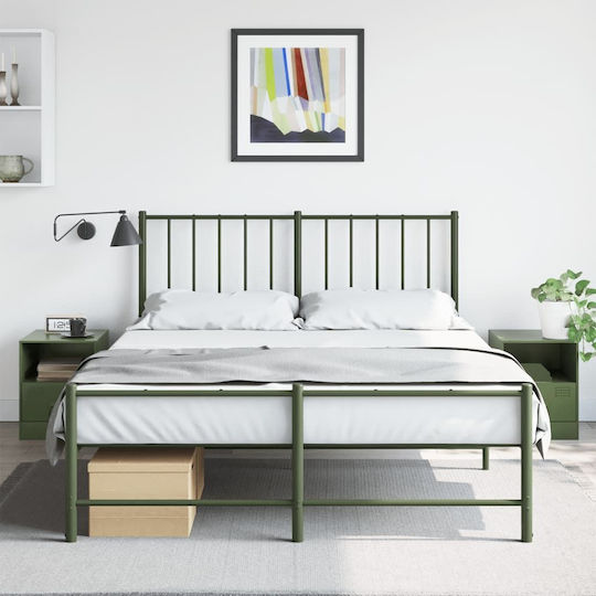 Комоди Метални Зелен 2бр 34.5x39x44см