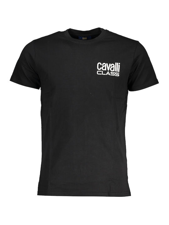 Roberto Cavalli Herren T-Shirt Kurzarm Black