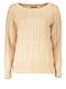 Guess Women's Long Sleeve Sweater Cotton Beige